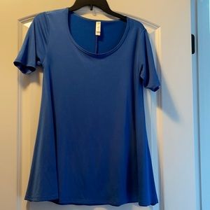 Lularoe perfect tee royal blue xxs